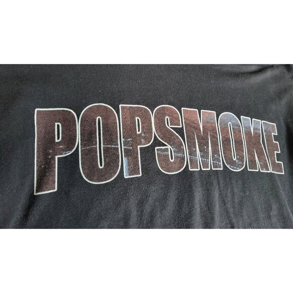 Vlone Pop Smoke Meet The Woo 2 T-Shirt Black Graphic Tee Size Large - Picture 4 of 6